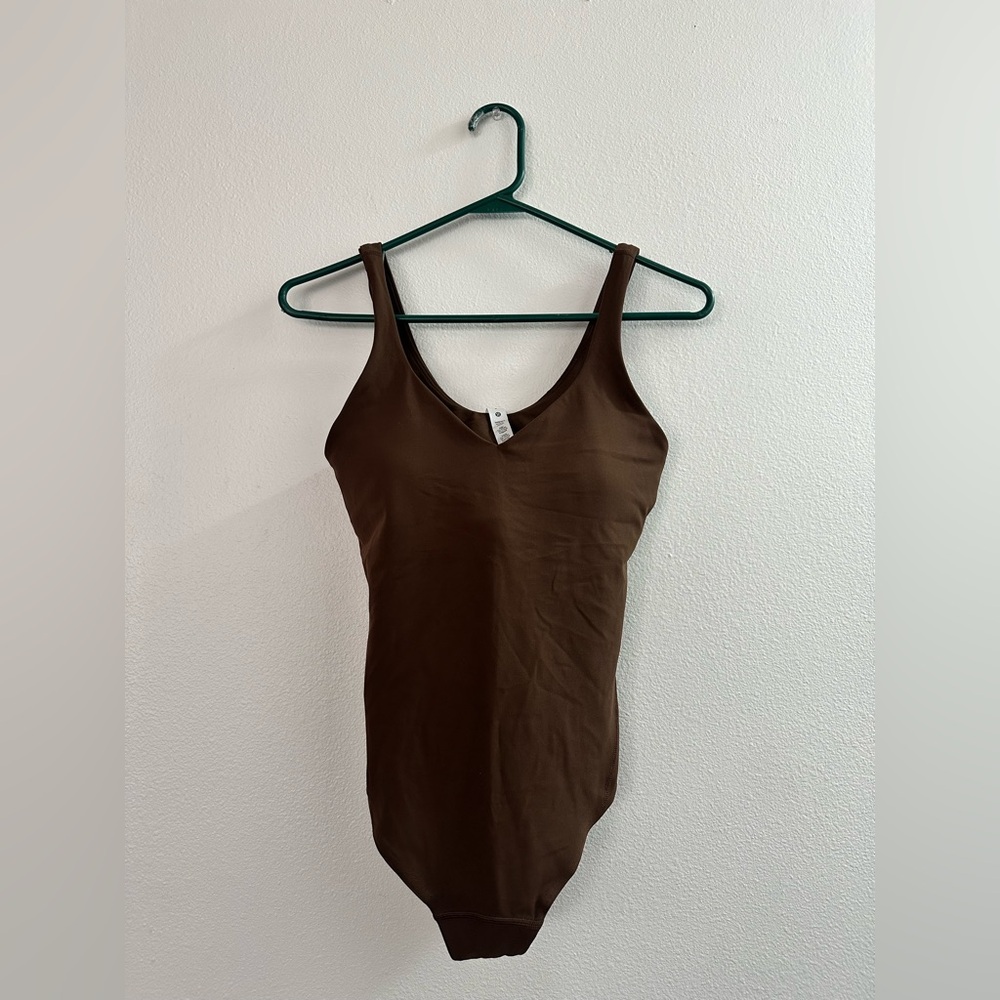 Brown Lululemon bodysuit